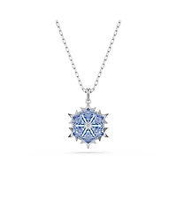 Swarovski Magic Snowflake Rhodium Plated Earrings and Necklace Set