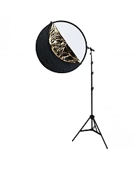 Westcott Photo Basics 40" 5-in-1 Collapsible Reflector Kit with Case, Reflector Holder Arm & Stand