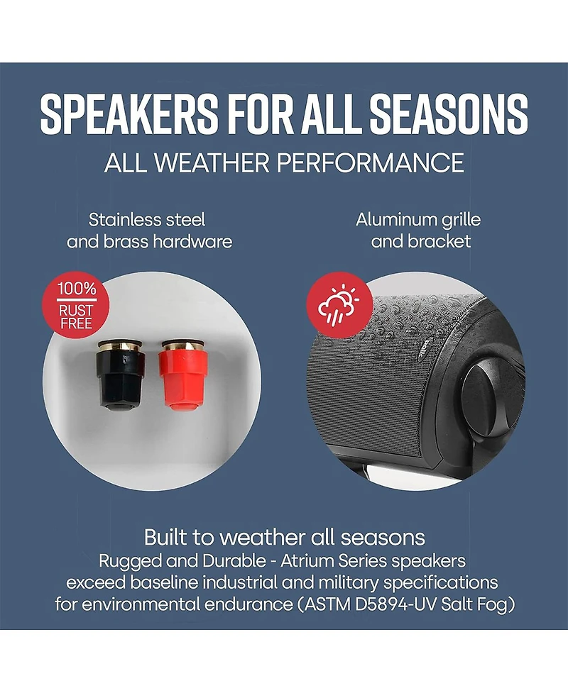 Polk Audio Atrium 4 All-Weather Outdoor Loudspeakers