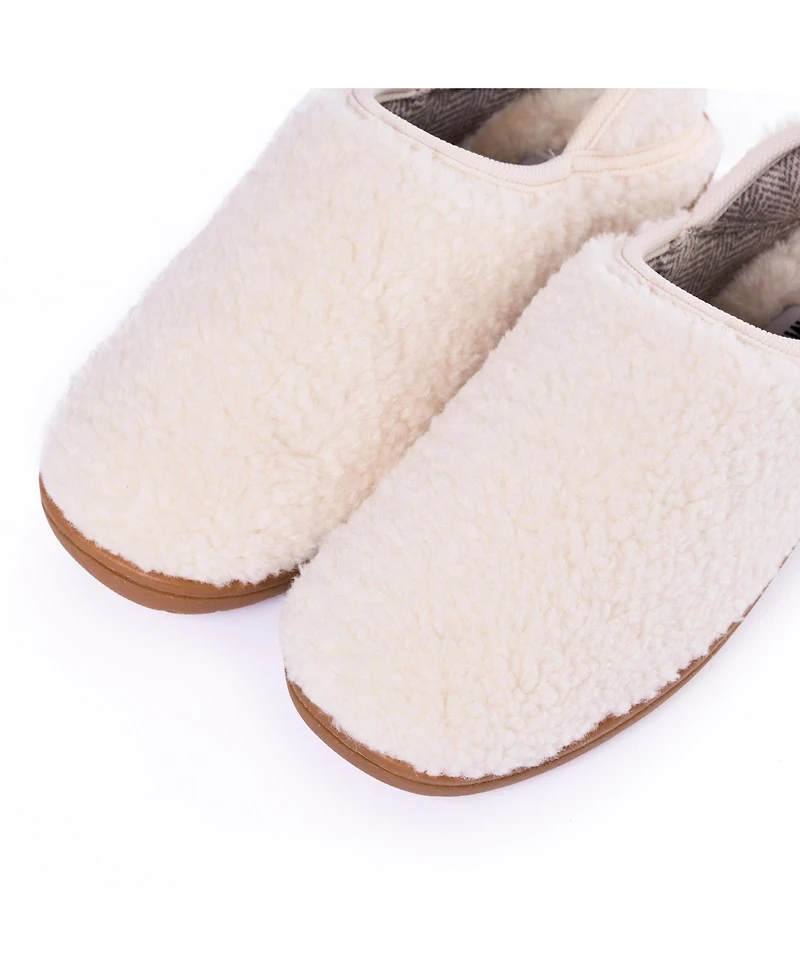 Minnetonka Women's Packaway Fabric Slipper Collabsible Heel