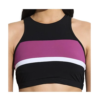 Free Sport by gottex Women's Aqua Chic High Neck Bikini Top