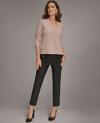 Donna Karan New York Women's V-Neck Cashmere Sweater