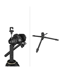 SmallRig Portable 5-Section Carbon Fiber Travel Tripod with Ball Head, Black