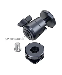 SmallRig Mini Ball Head Mount with Removable Cold Shoe, 2-Pack