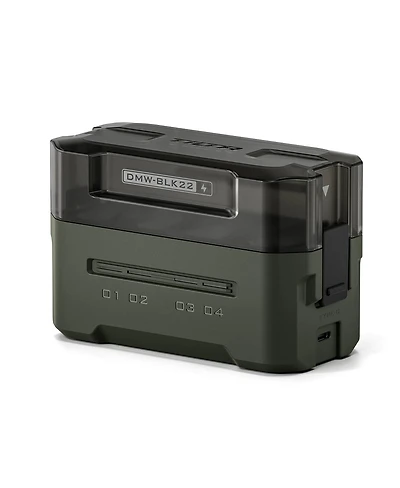 Tilta 4-Channel Portable Charging Station for Dmw-BLK22 Battery, Green