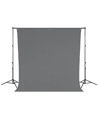 Westcott 9' x 10' Neutral Gray Wrinkle Resistant Backdrop