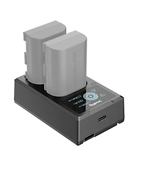 SmallRig Dual Camera Battery Charger with Lcd Screen for Lp-E6NH