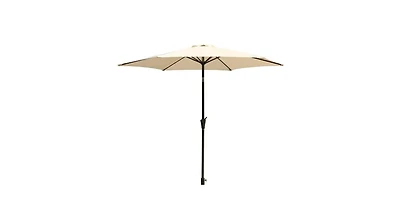 Flynama 8.8 Ft Aluminum Patio Umbrella with Tilt Crank and 42LB Base
