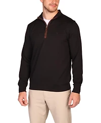 Tailorbyrd Men's Ottoman Knit Quarter-Zip