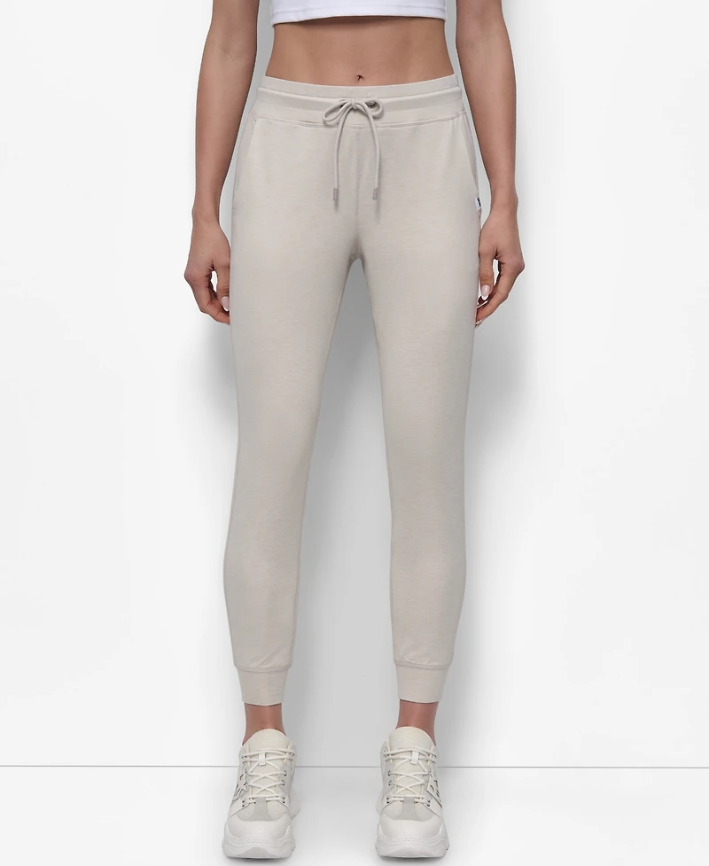 Dkny Sport Women's Spacedye High-Waist Slim Joggers