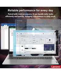 Lenovo IdeaPad 1 15.6" Entry Traditional Laptop Intel Pentium Silver N6000 4GB Ram Intel Uhd Graphics 128GB eMMC Storage Windows 11 Home Fhd 60Hz