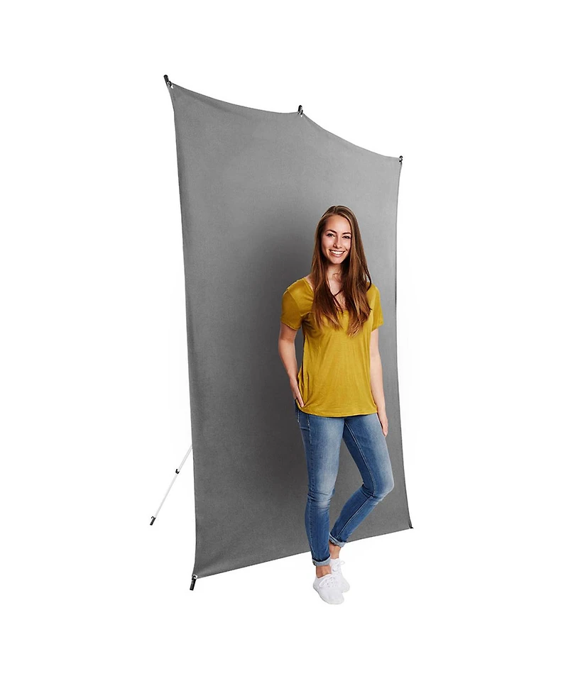 Savage 5x7' Gray Background Travel Backdrop