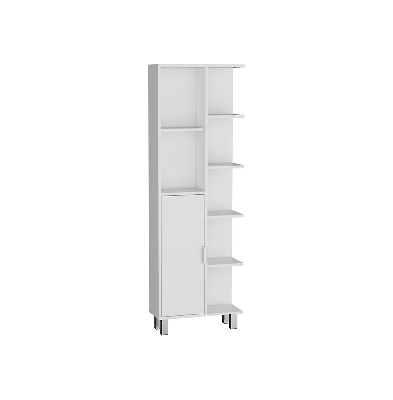 Tuhome Tain Linen Cabinet White Mdf