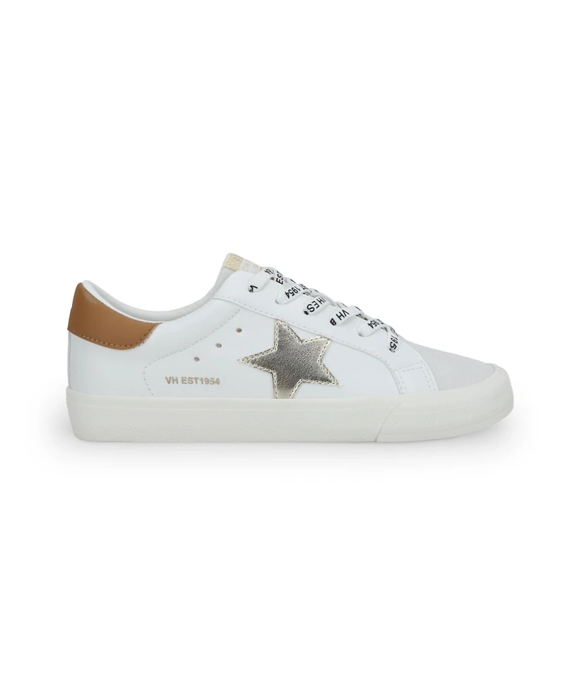 Grande - White Maroon Grey Pop Women's's Sneaker by Vintage Havana