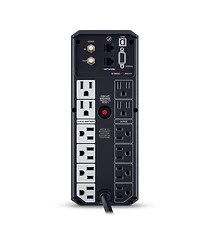 CyberPower CP1500AVRLCD3 1500VA/900W Intelligent LCD Mini-Tower Ups, Nema 5-15P