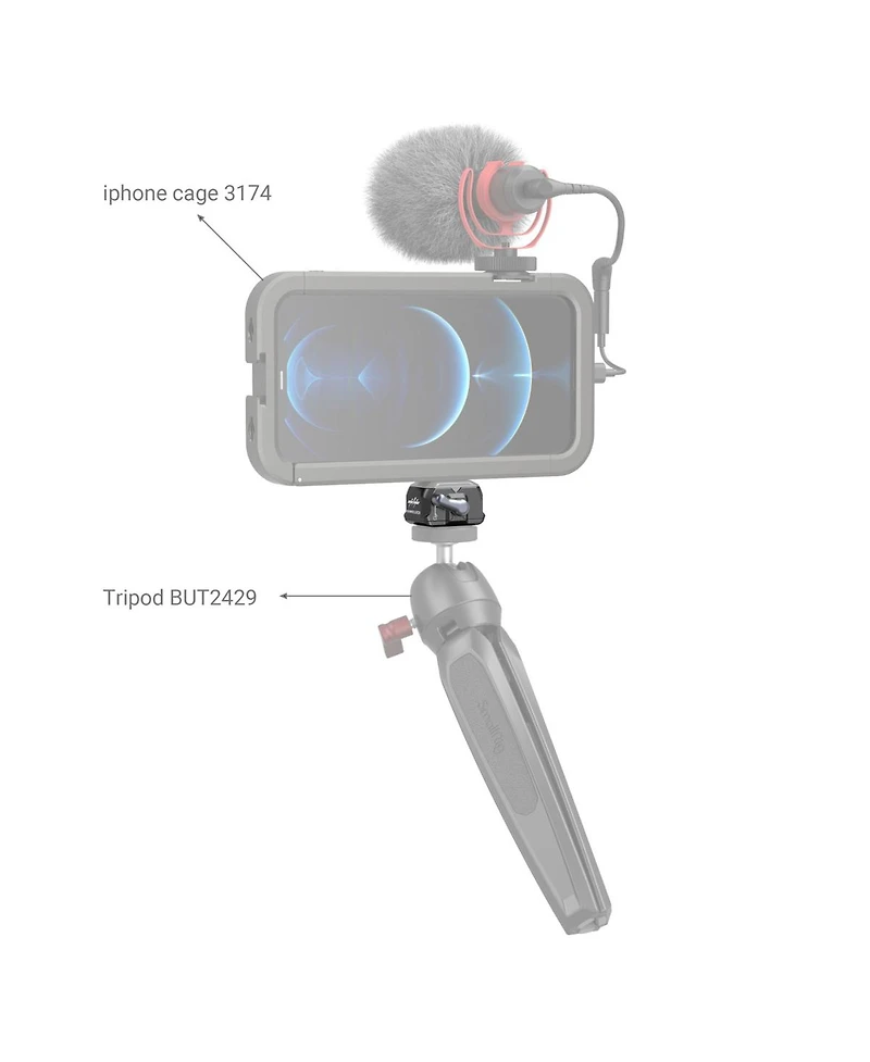 SmallRig Drop-In HawkLock Mini Universal Quick Release Base Plate