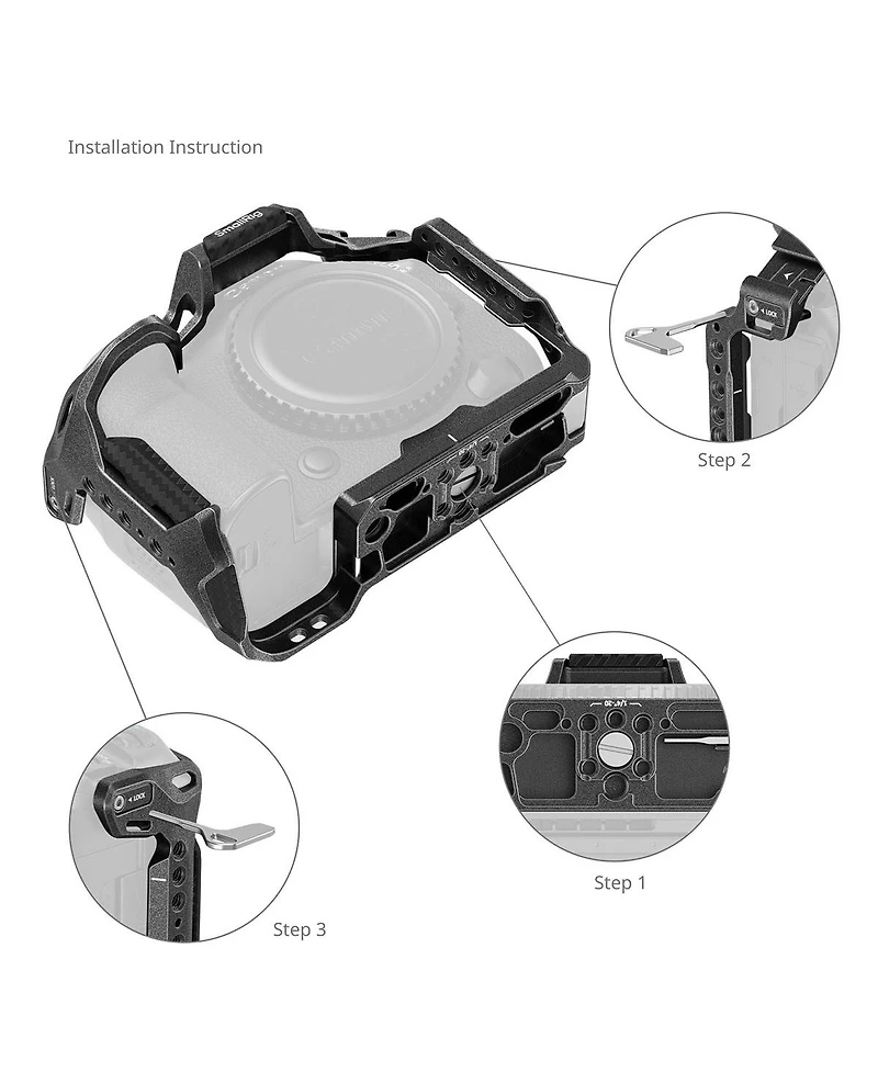 SmallRig Black Mamba Camera Cage for Canon Eos R5 Mark Ii