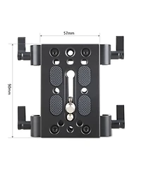 SmallRig Tripod Mounting Kit with Dual 15mm Rail Block