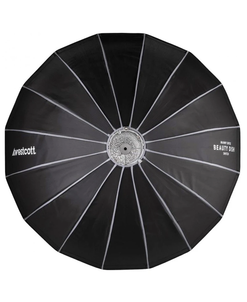 Westcott 36" Beauty Dish Switch by Manny Ortiz, Silver Interior