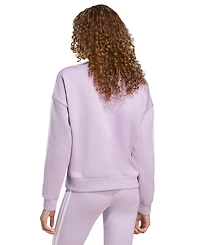 adidas Women's Essentials 3-Stripes Fleece Crew Neck Sweatshirt