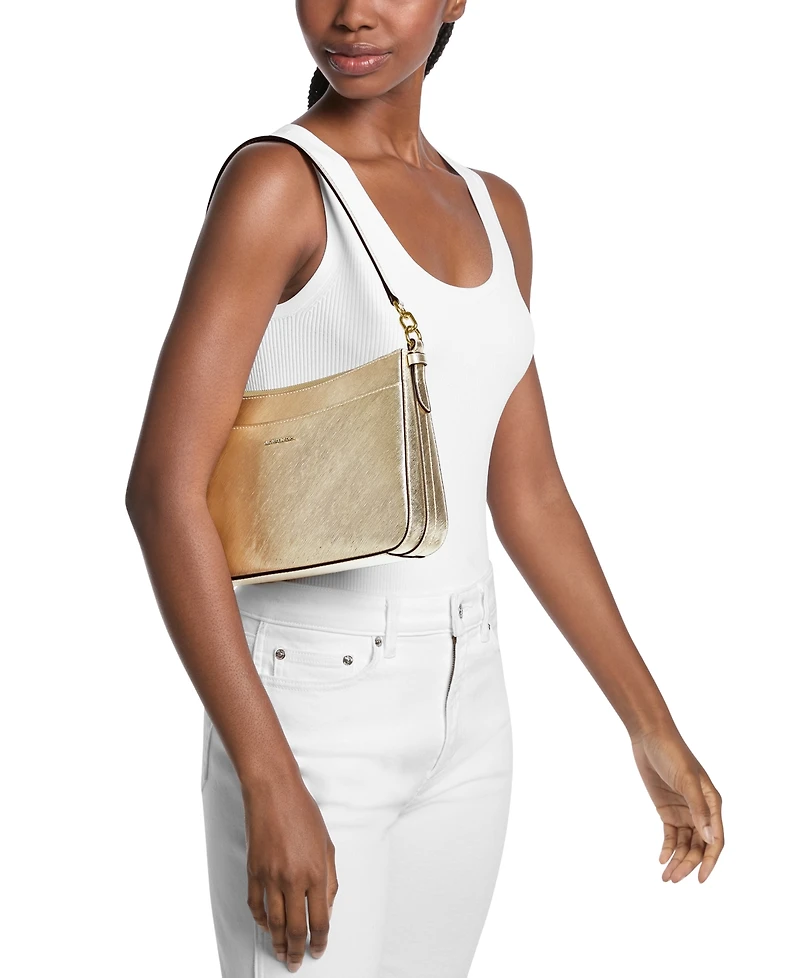 Michael Kors Jet Set Top Zip Pouchette Crossbody Bag