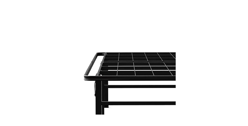 Slickblue California King Size High-Rise Metal Platform Bed Frame with Under-Bed Storage Space