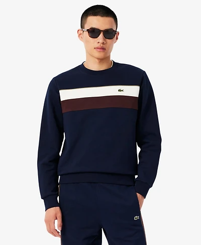Lacoste Men's Colorblock Crewneck Sweatshirt