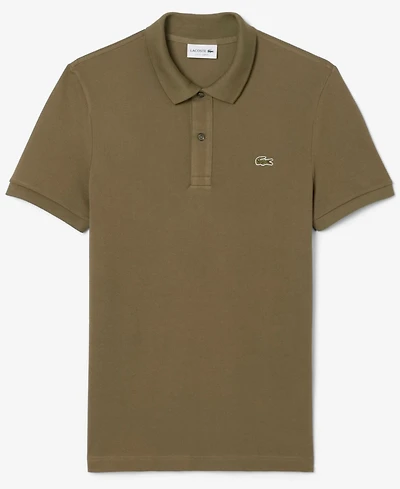 Lacoste Men's Slim Fit Short Sleeve Ribbed Polo Shirt