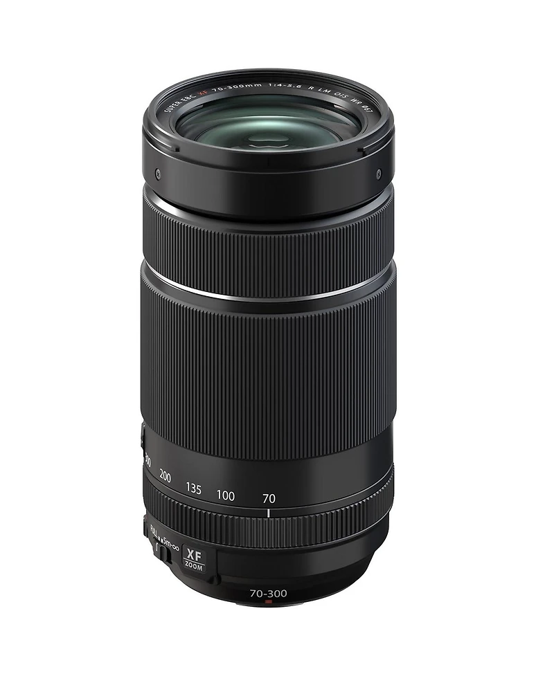 Fujifilm Xf 70-300mm f/4-5.6 R Lm Ois Wr Lens, Black, Bundle with 67mm Digital Essentials Filter Kit and 19x19" Lens Wrap