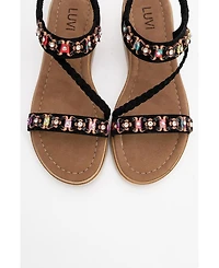 Yuan Braided Strap Sandal (Women)