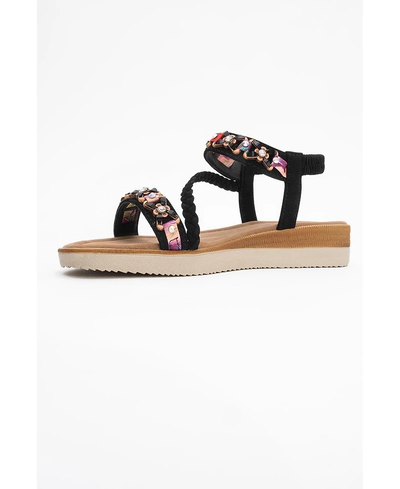 Yuan Braided Strap Sandal (Women)