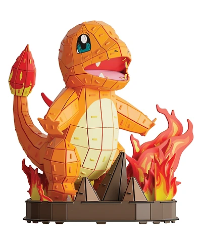 Pokemon Charmander 3D Model Kit Kanto Starter Collection, 241 Pieces