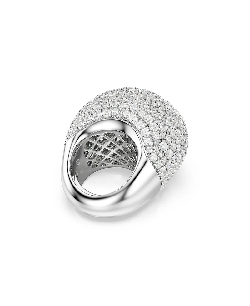 Swarovski Sublima Cocktail White Rhodium Plated Ring