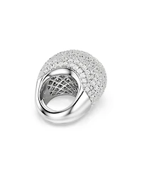 Swarovski Sublima Cocktail White Rhodium Plated Ring