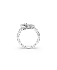 Swarovski Matrix White Rhodium Plated Ring