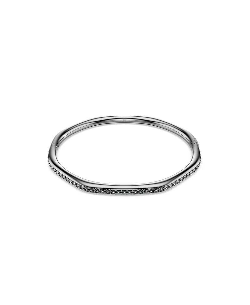 Swaroski Dextera Ruthenium Plated Bangle