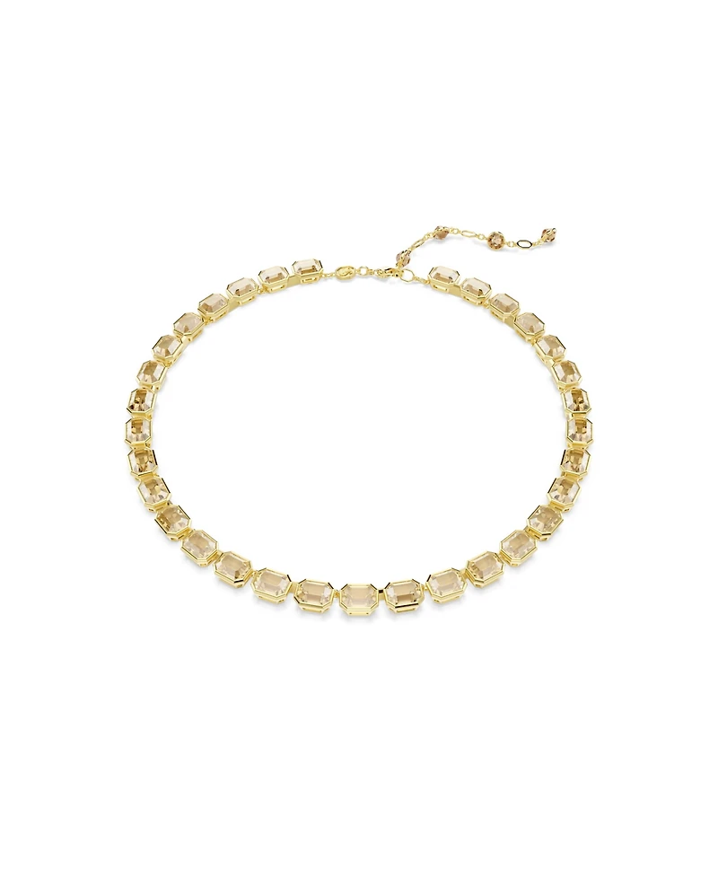 Swarovski Millenia Gold-Tone Plated Tennis Necklace
