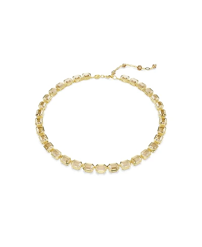 Swarovski Millenia Gold-Tone Plated Tennis Necklace