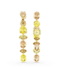 Swarovski Gema Gold-Tone Plated Drop Earrings