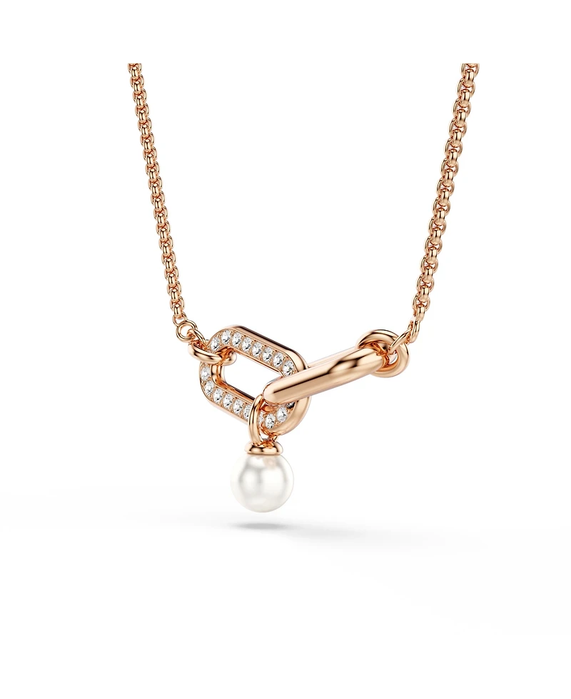 Swarovski Constella Rose Gold-Tone Plated Pendant Necklace