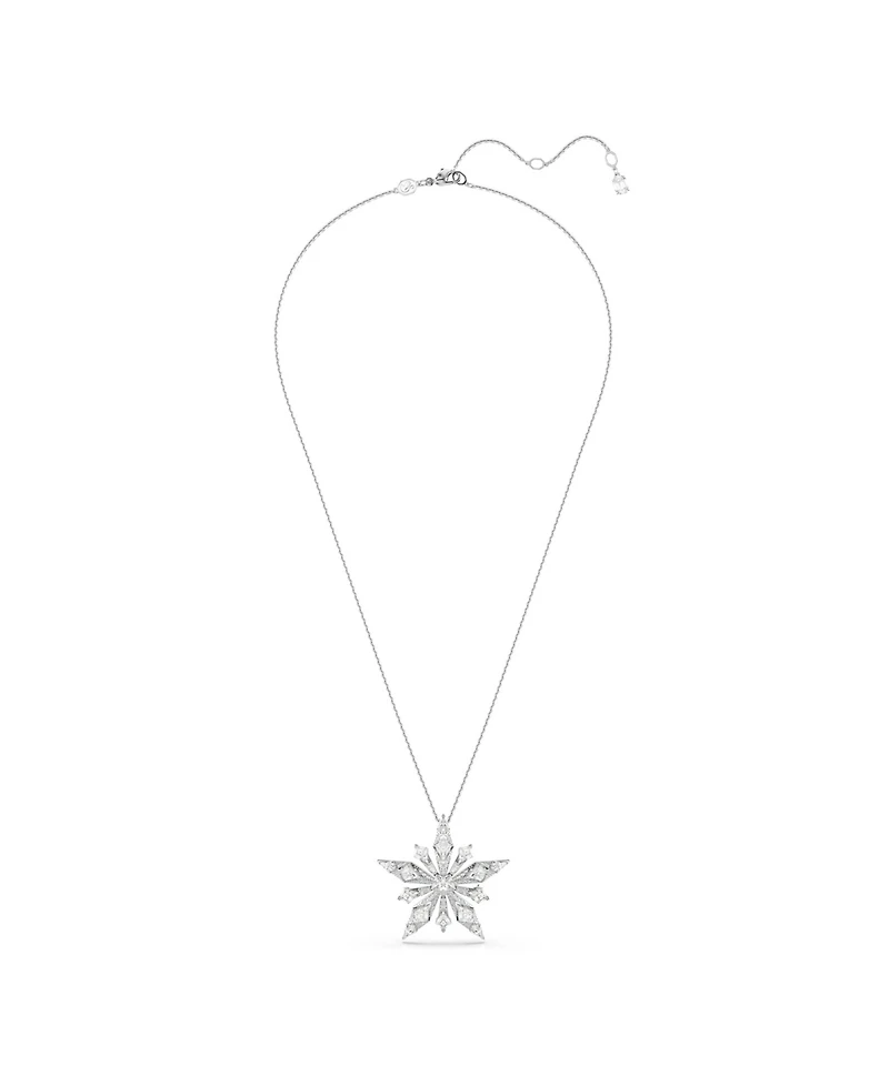 Swarovski Idyllia Rhodium Plated Pendant Necklace