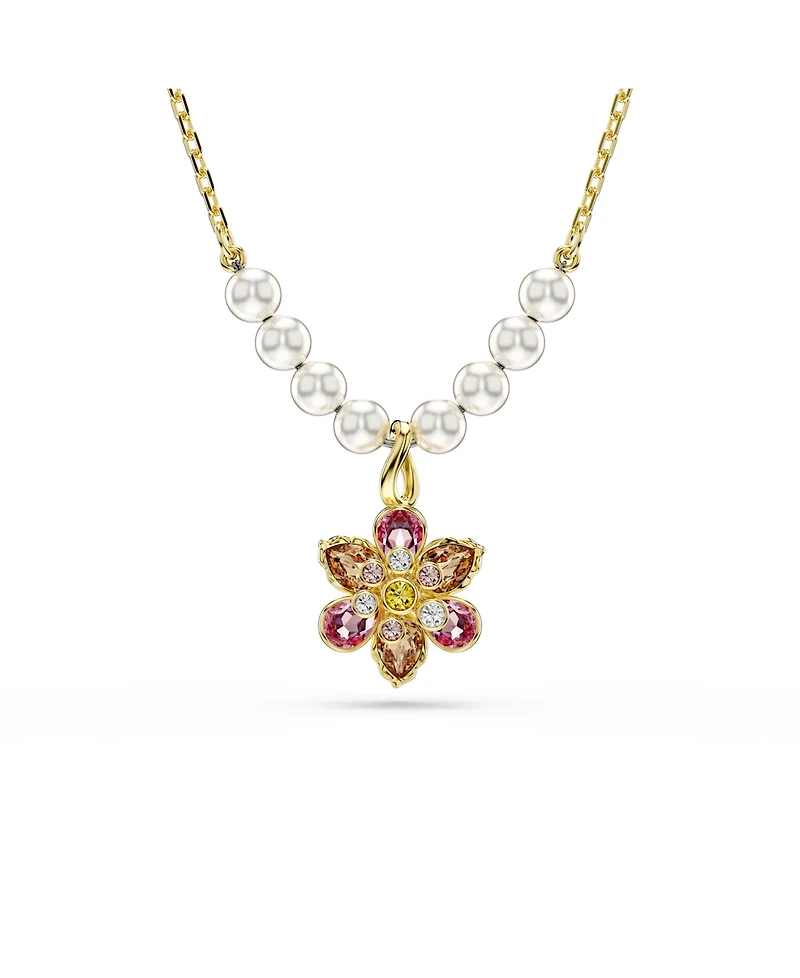 Swarovski Idyllia Gold-Tone Plated Pendant Necklace