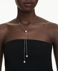 Swarovski Una Angelic Rhodium Plated Y Pendant Necklace