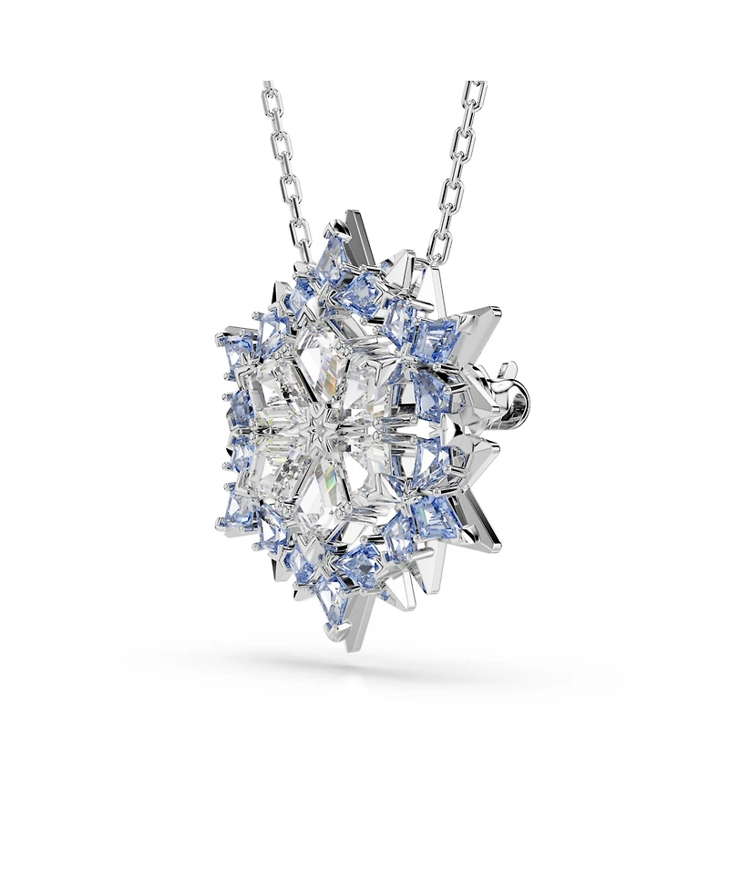 Swarovski Magic Rhodium Plated Brooch and Pendant Necklace