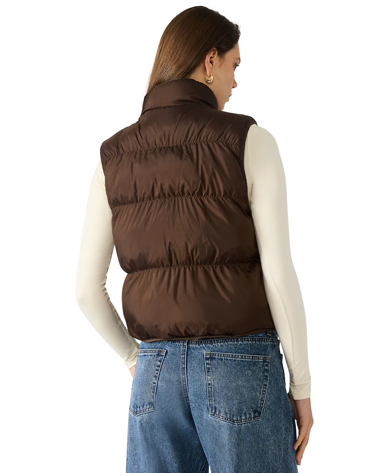 Steve Madden Women's Brady Reversible Puffer Vest