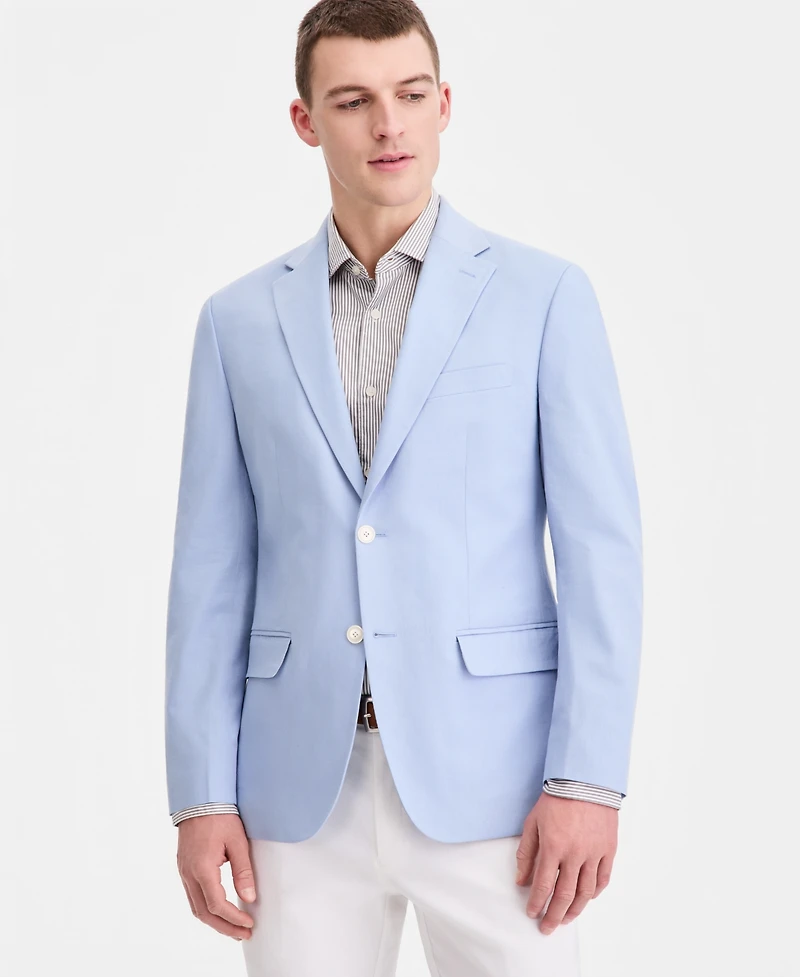 Tommy Hilfiger Men's Modern-Fit Linen Blend Blazer