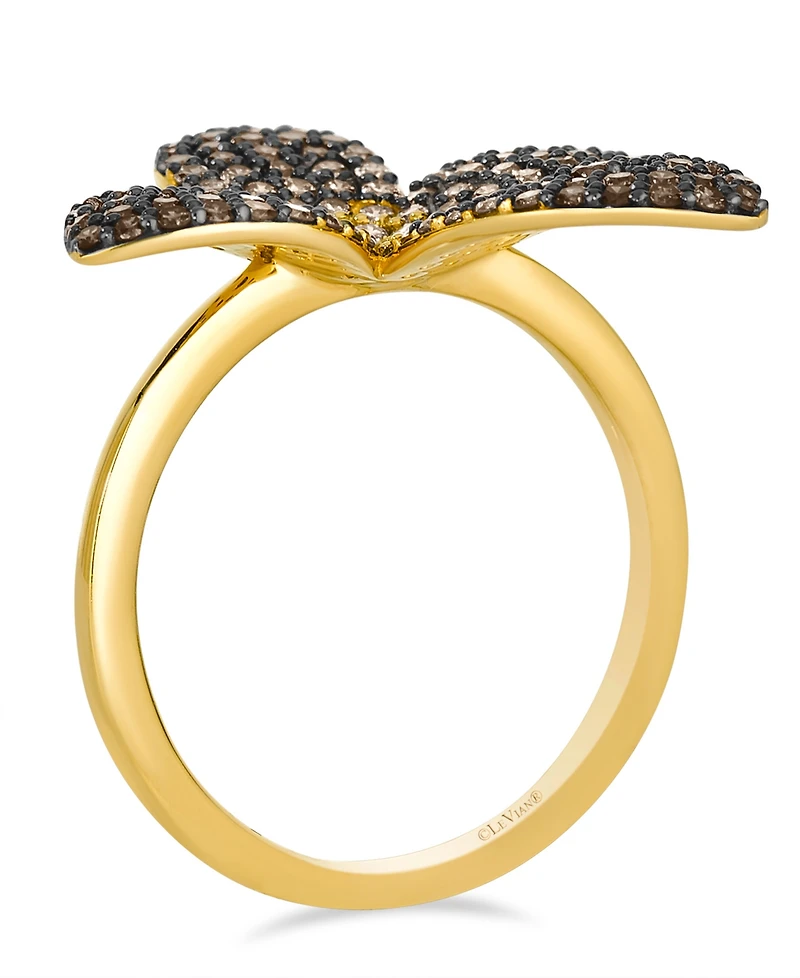 Le Vian Chocolate Ombre Diamond Ring (1.11 ct. t.w.) in 14K Honey Gold
