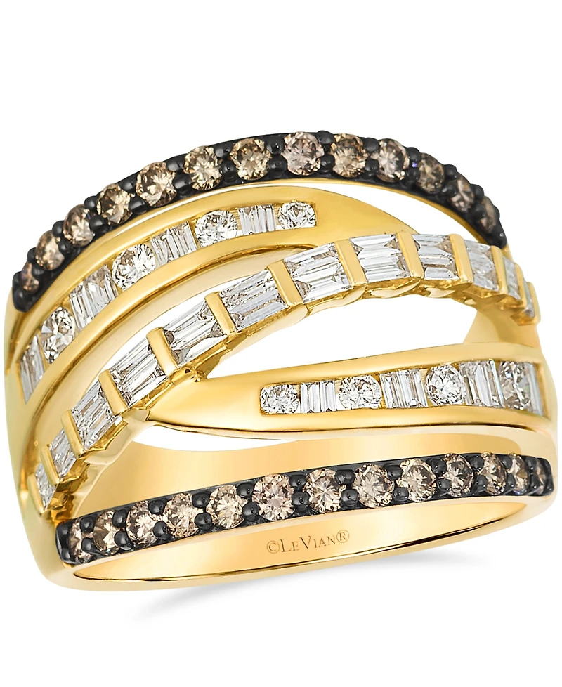Le Vian Chocolate Diamond Ring (0.55 ct. t.w.) in 14K Honey Gold