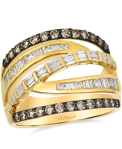 Le Vian Chocolate Diamond Ring (0.55 ct. t.w.) in 14K Honey Gold