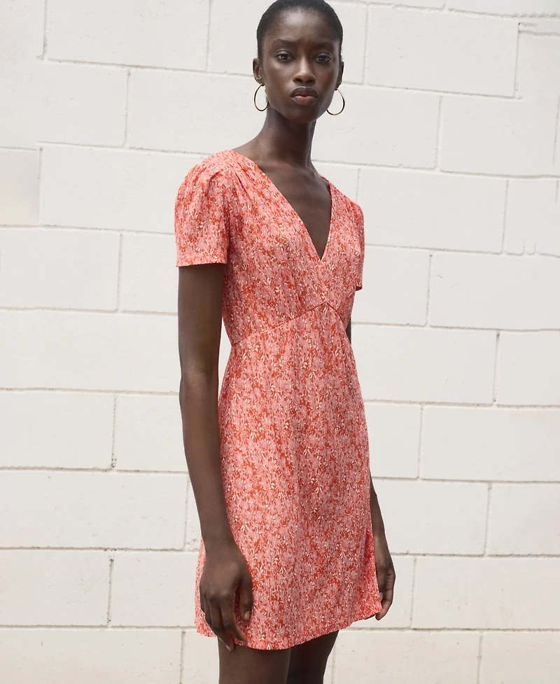 Mango Women's Printed Short Dress